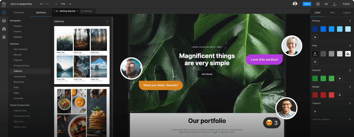 Static site to Angular footer image